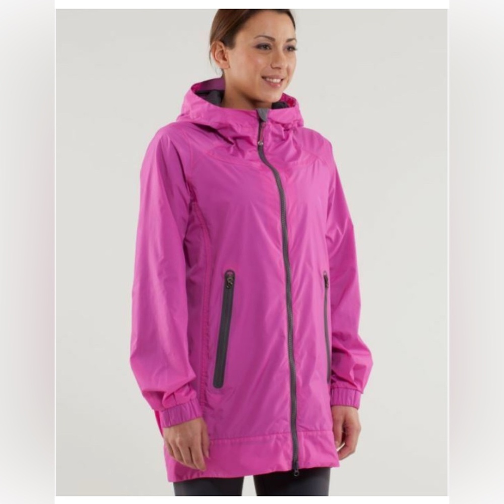 Lululemon No Rain No Gain Jacket -Paris Pink